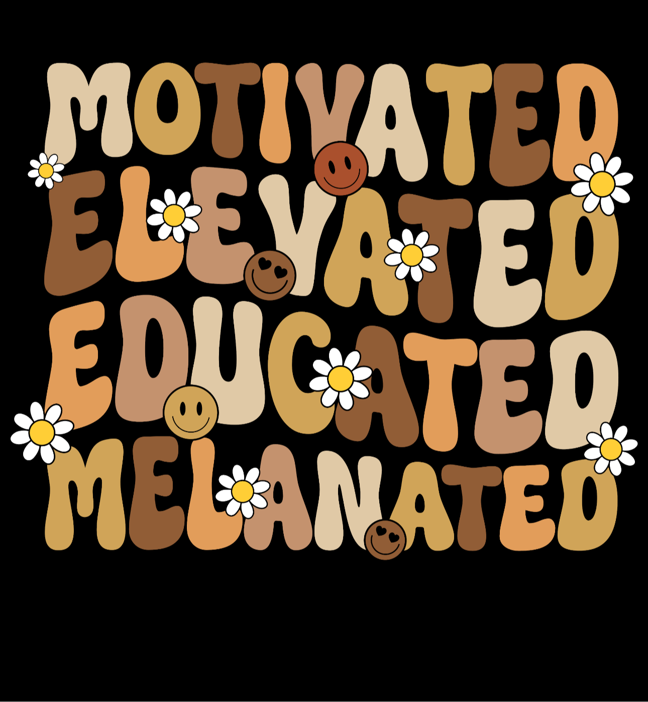 Motivated, Elevated, Educated, Melanated