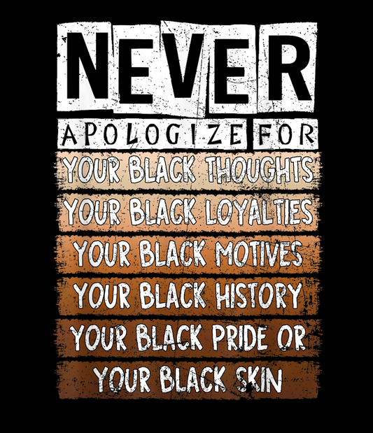 NEVER APOLOGIZE