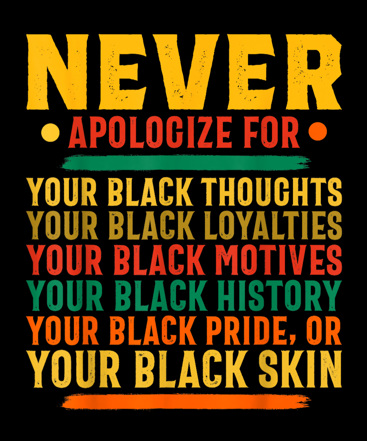 NEVER APOLOGIZE #2